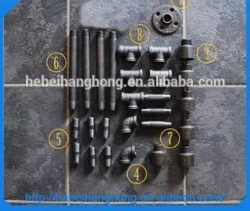 3/4&quot; Malleable Iron Fittings for Furniture &#038; Plumbing