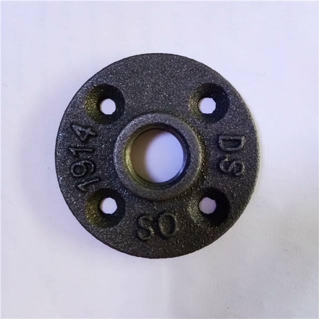 china malleable threaded floor flange iron