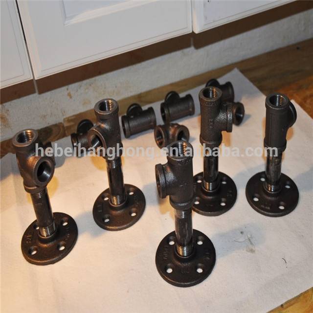 elbow malleable iron black pipe fittings supplier