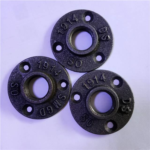High Performance China Professional Malleable Cast Iron Decorative Pipe Fittings Floor Flange