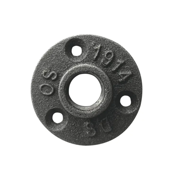 casting technics and floor flange,pipe fitting type 1/2 cast iron black floor flange