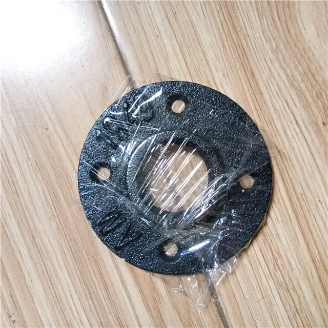 1/2'' 3/4'' Antique finishing Malleable iron Floor Flange for Plumbing Pipe Furniture