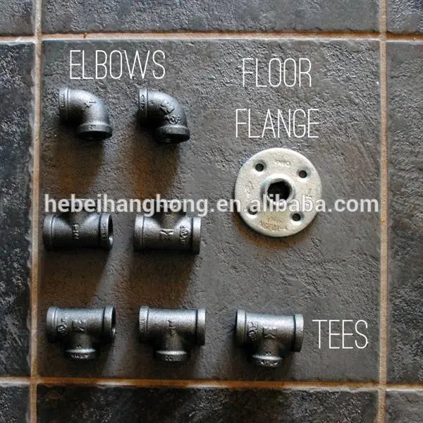 Cast iron Industrial pipes flange wall base pipe