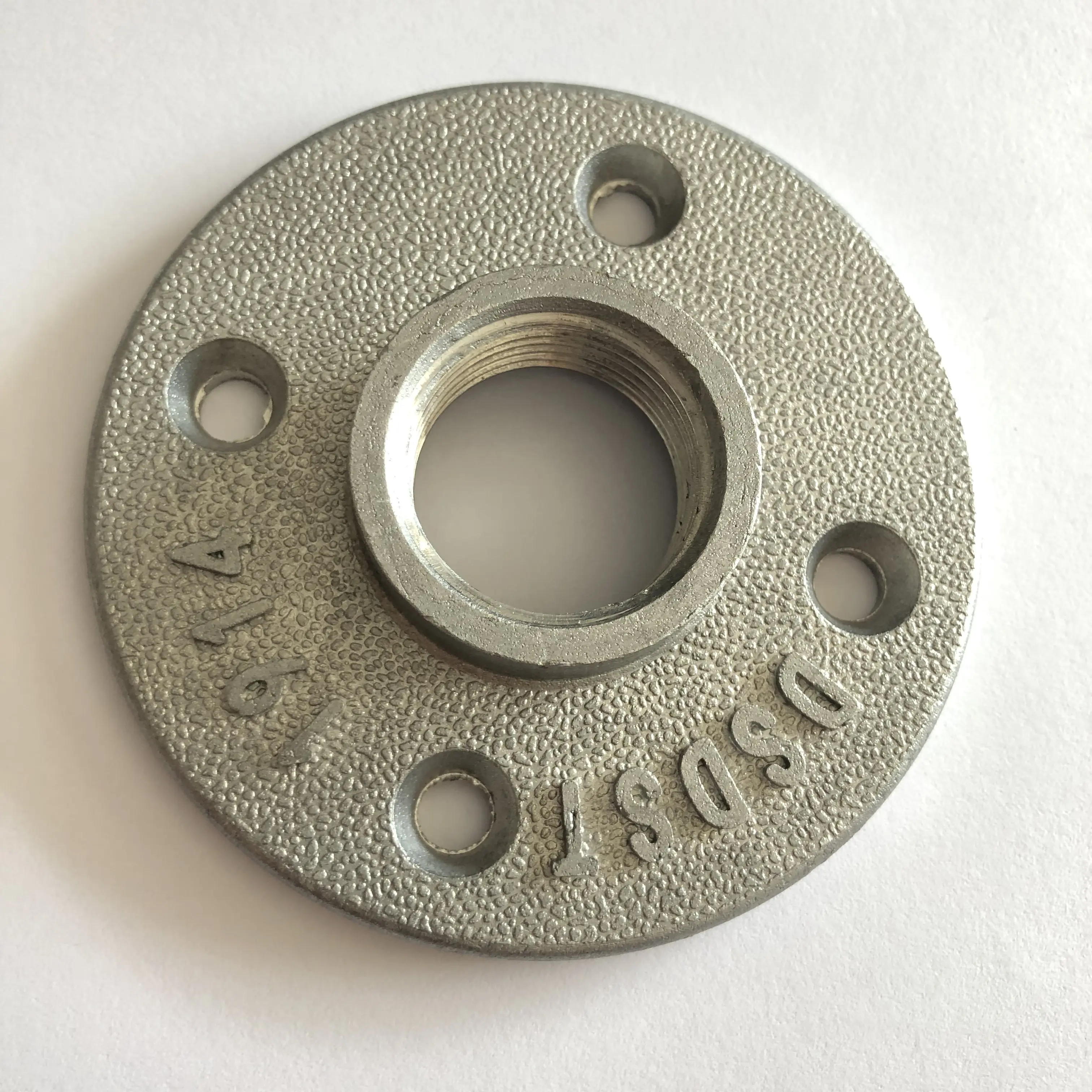 Aluminium alloy Pipe Floor Threaded Fitting  Flange