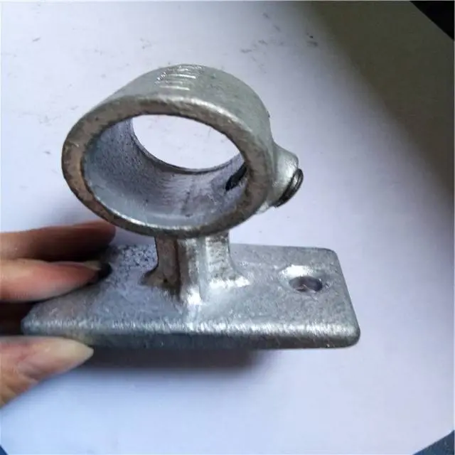 Cast Iron Key Clamp Fittings Material Greenhouse Pipe Clamp For Large Diameter Pipe