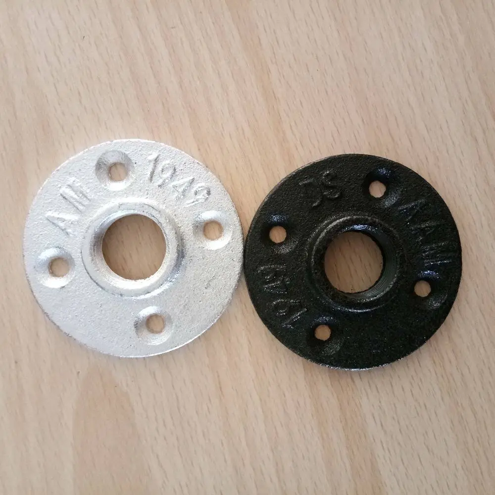 1/2''-2'' Malleable cast iron pipe fitting/floor flange