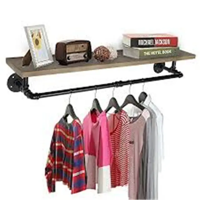 3/4inch malleable cast iron design plumbing pipe rustic industrial pipe shelf