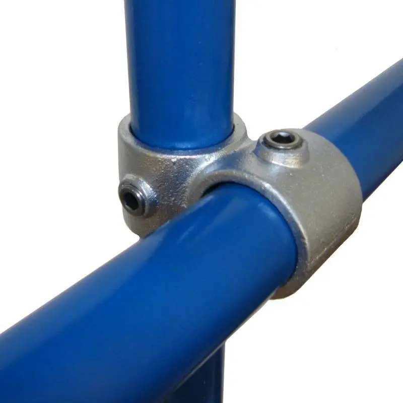 Galvanized cast iron key clamp used in clothes rack, shelf etc
