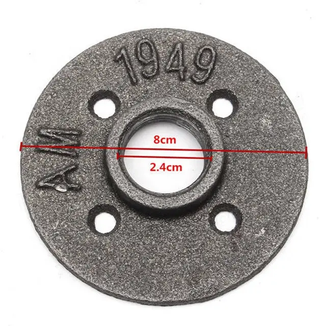 rounded smoothly malleable iron steel flange for furniture