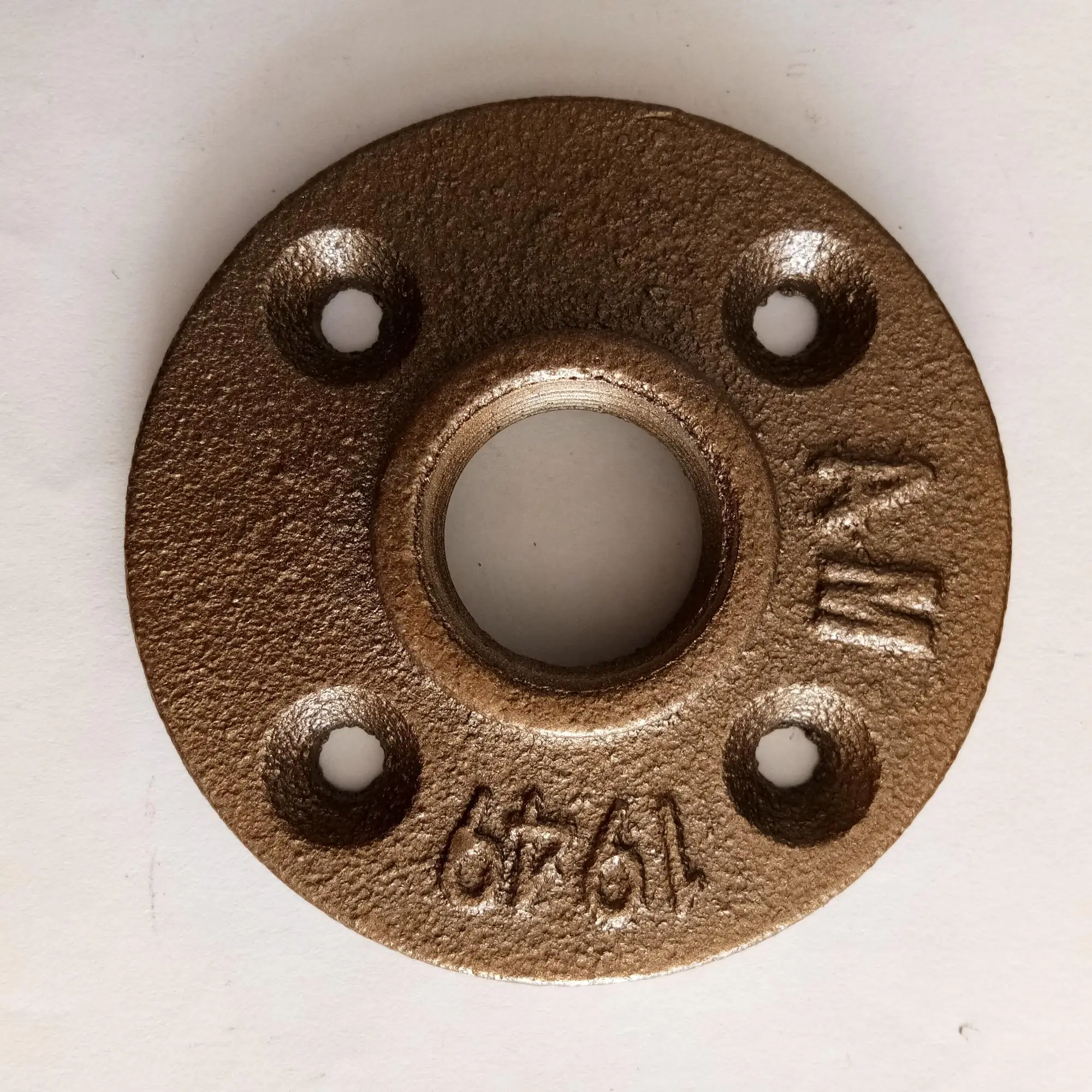 Brass color black color zinc galvanized flange