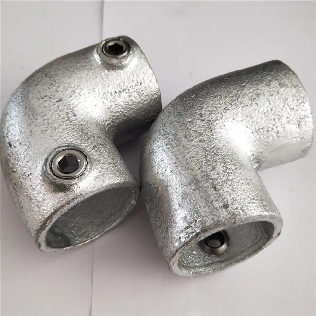 hot galvanized malleable cast iron 90 degree elbow