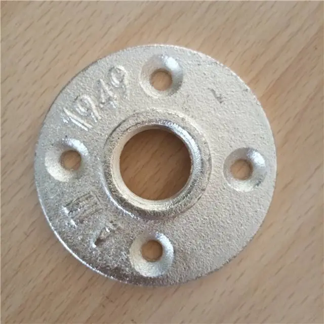 Galvanized cast iron flange decorative pipe fittings