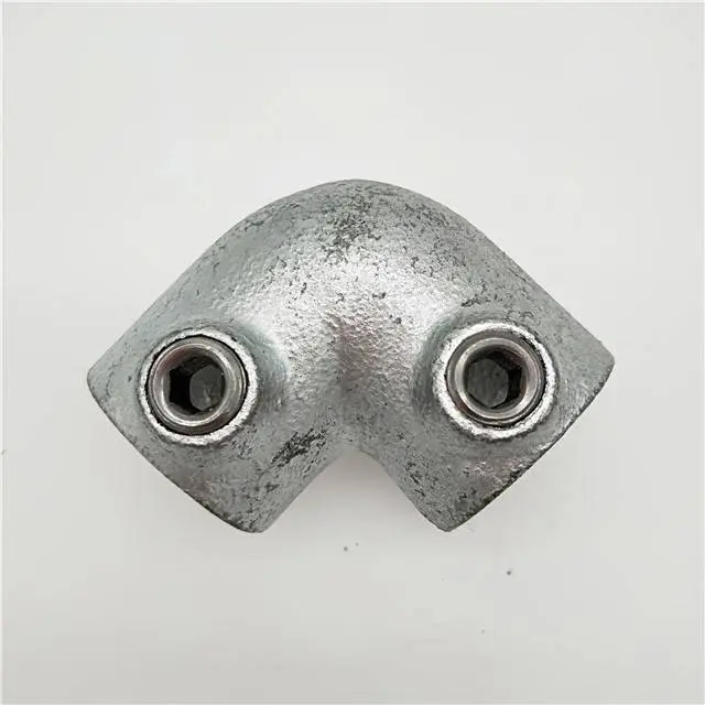 galvanized Coupling Key Clamps pipe Fittings/90 deg elbow 4YY