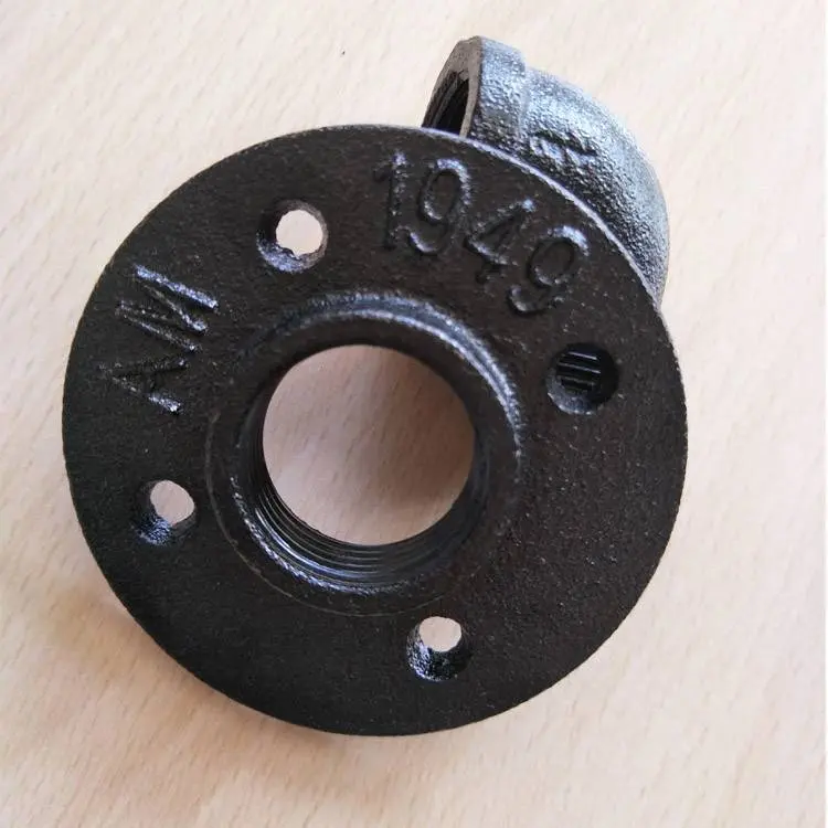 DIY Furniture Applications Floor Flange Pipe Fitting 1/2 Inch