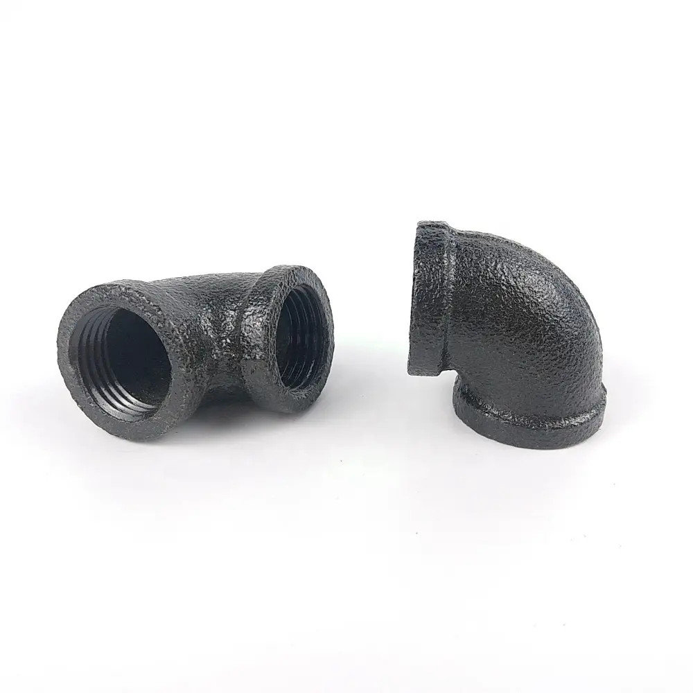 Iron galvanized pipe clamps casting fitting flange elbow cross clamps