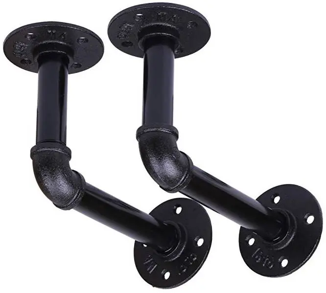 2019 Hot Selling Customized Black Malleable Black Iron Fpt Floor Flange