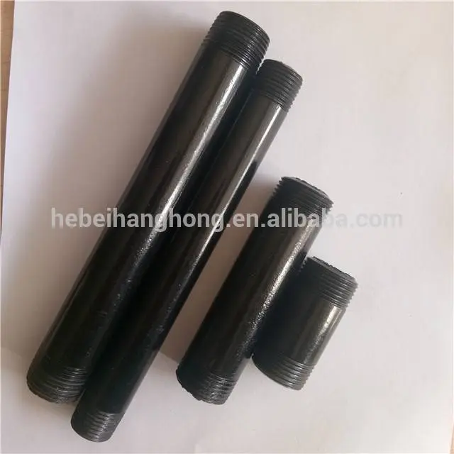 black cast iron industrial pipe flange wall base pipe
