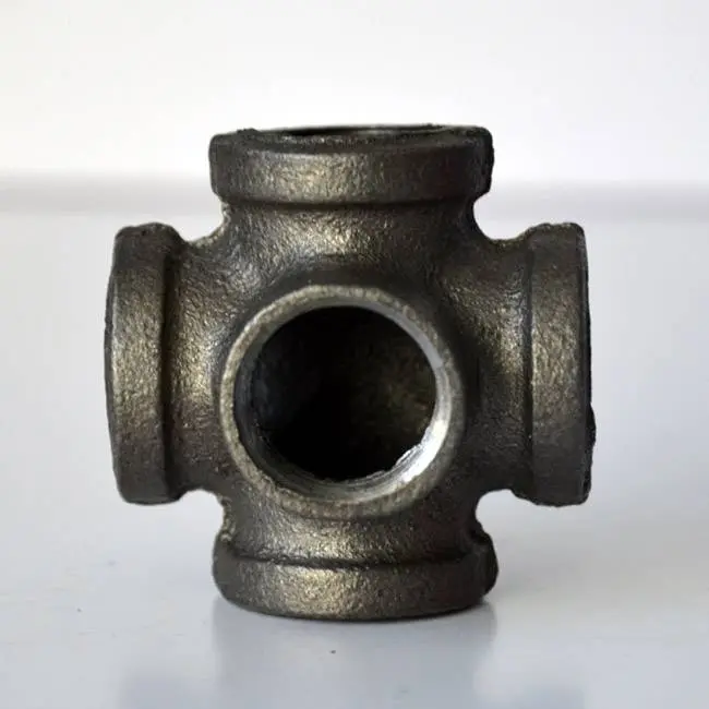BS thread hardware pipe fittings DN 20 side outlet crossed female
