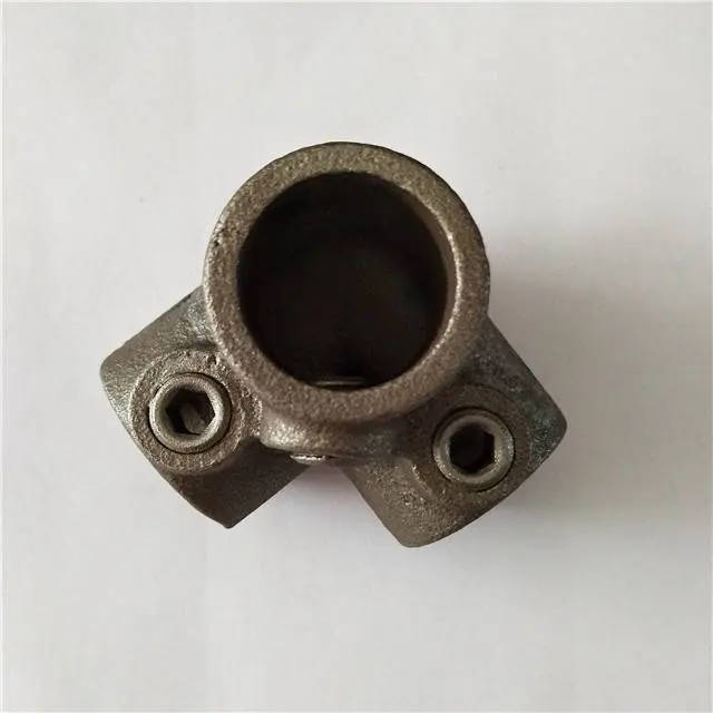 Black Oxide 9yy side outlet elbow 3way tee key clamp used for 26.9mm pipe