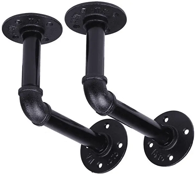 3/4'' cast iron vintage style threaded floor flanges