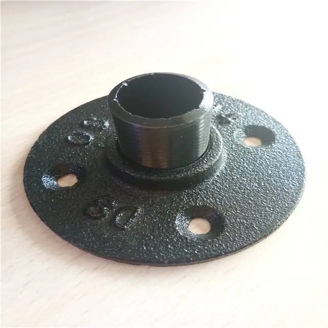 handrail cast steel pipe fittings floor flange used in furniture