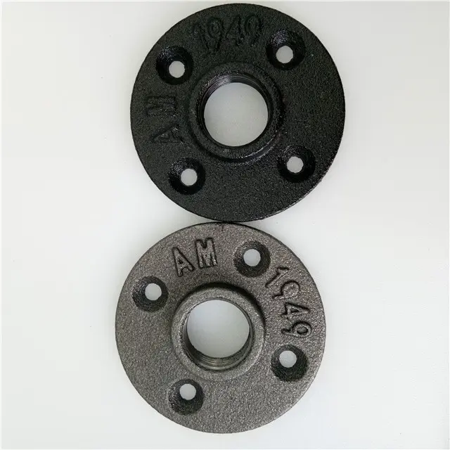 black malleable cast iron 1/2