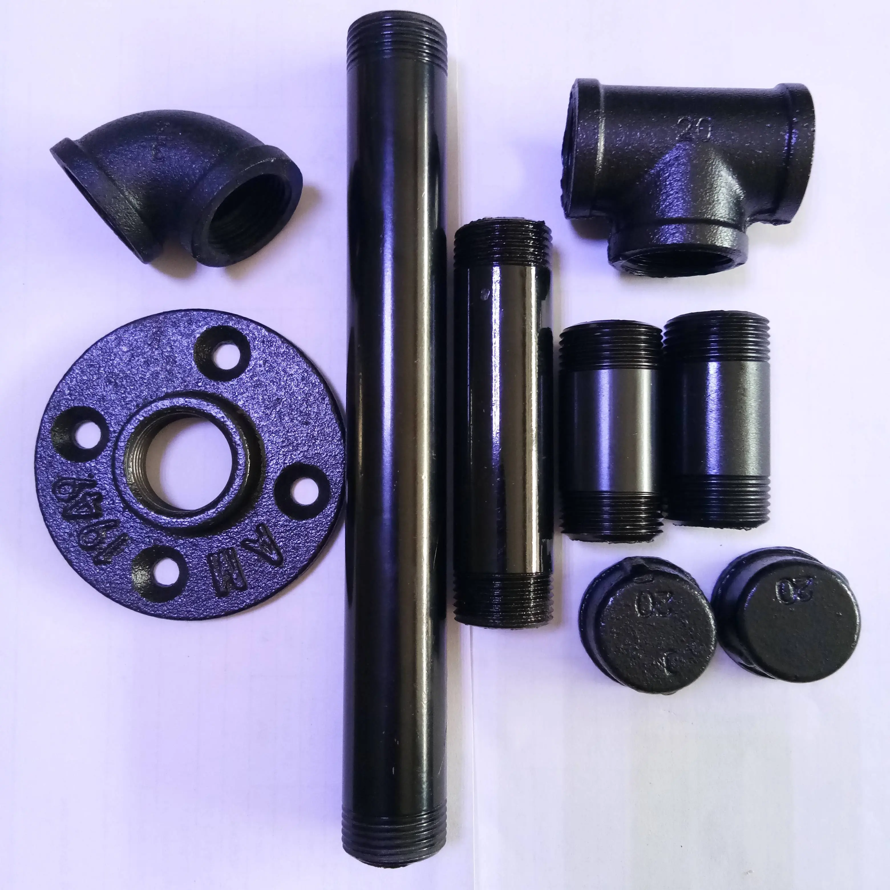 BSP iron casting industrial pipes flange fittings