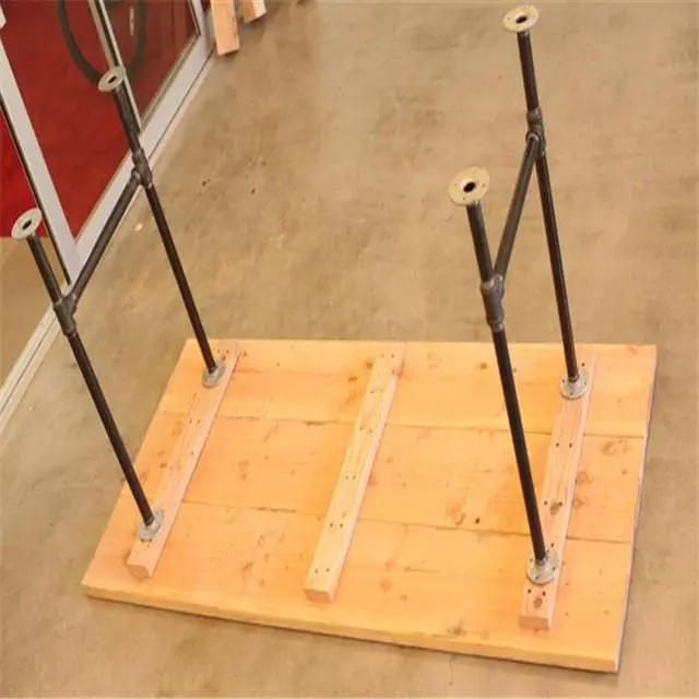 malleable iron diy industrial coffee table with decorative pipe fittings floor flange