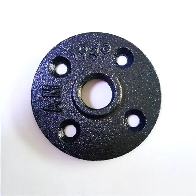 malleable iron pipe fitting floor flange 1/2