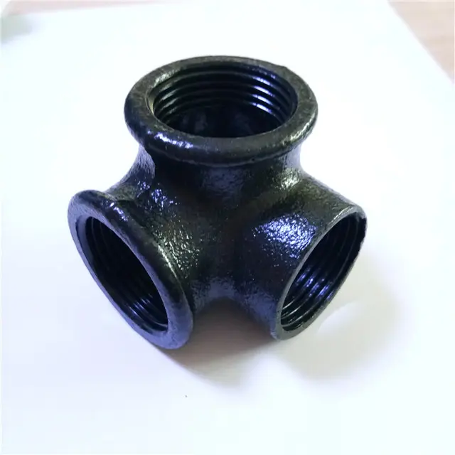 1/2 pipe fittings malleable iron 3 way elbow 3 way female tee pipe fitting