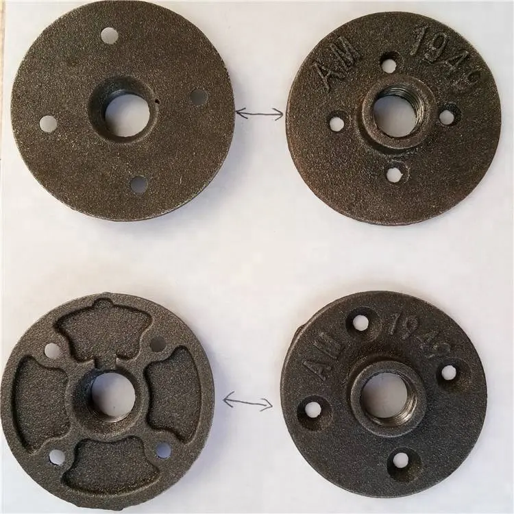 1 2 inch wrought cast iron 4 hole floor flange popular style