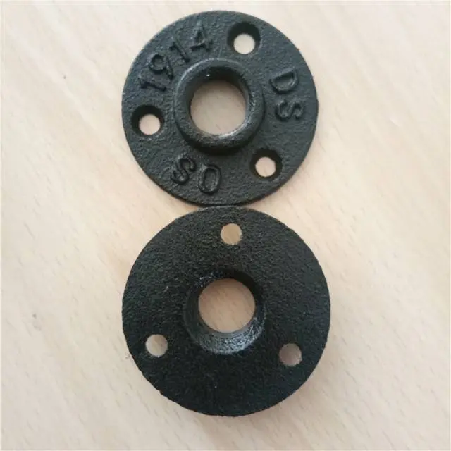 Durable 3/4&quot; Malleable Iron Floor Flange - 3-Hole
