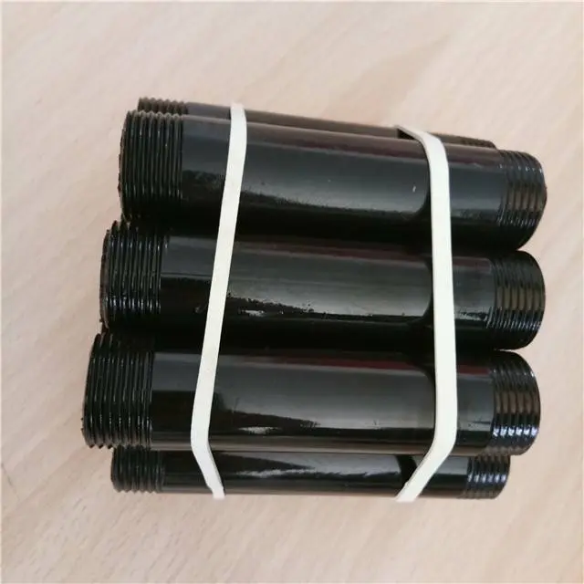 malleable iron pipes fittings 1/2 iron nipple used in furniture