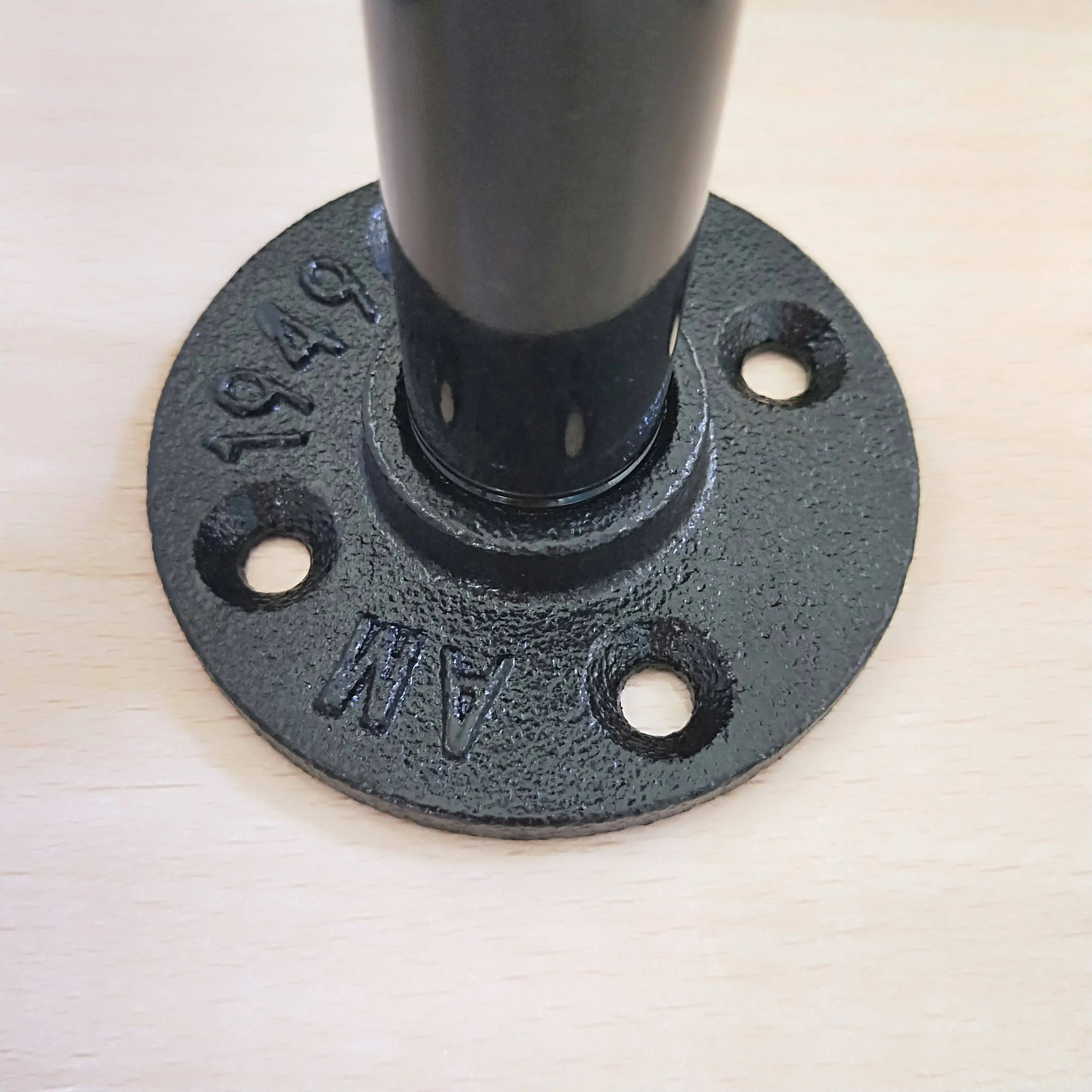 3/4 floor flange malleable iron black home furniture diy black malleable iron pipe fittings