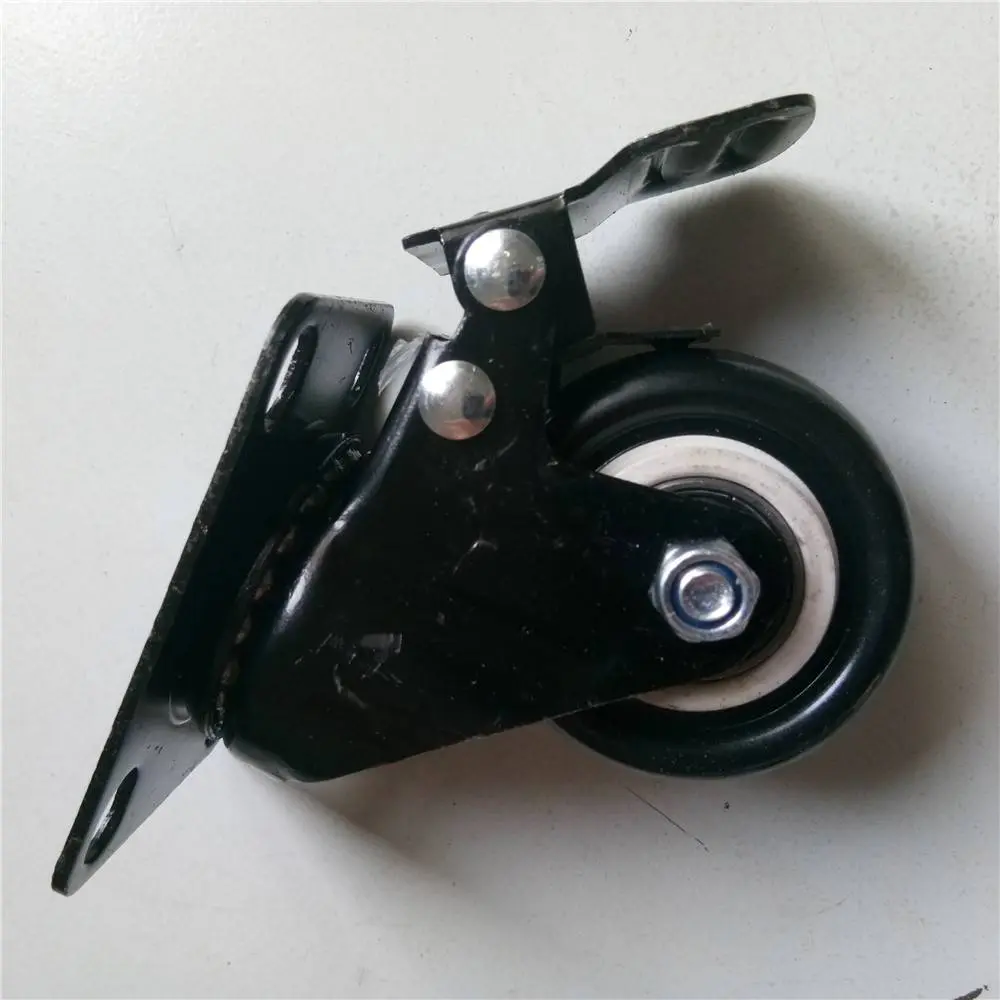 2inch black universal wheel used for furniture table legs