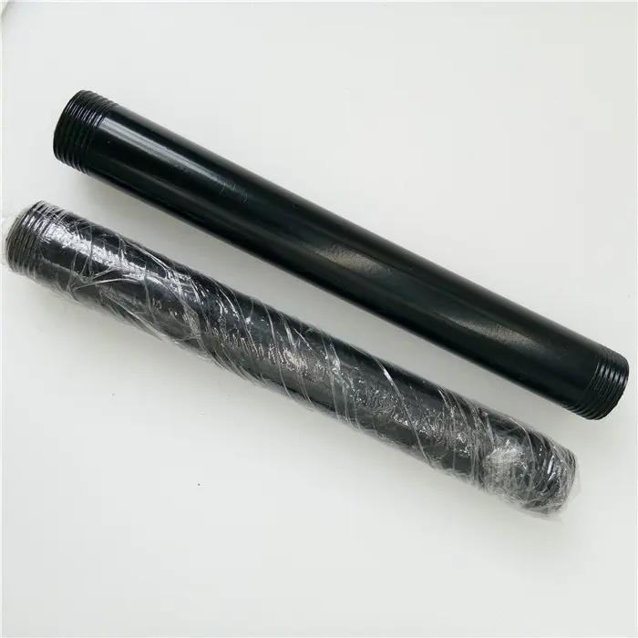 3/4 cast iron pipe fittings malleable nipple used for metal pipe legs