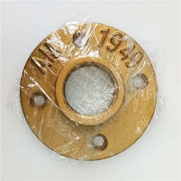 Customized Black Malleable Black Iron BSP Floor Flange