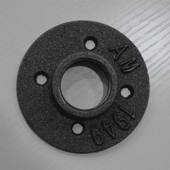 iron floor flange fitting pipe supplier